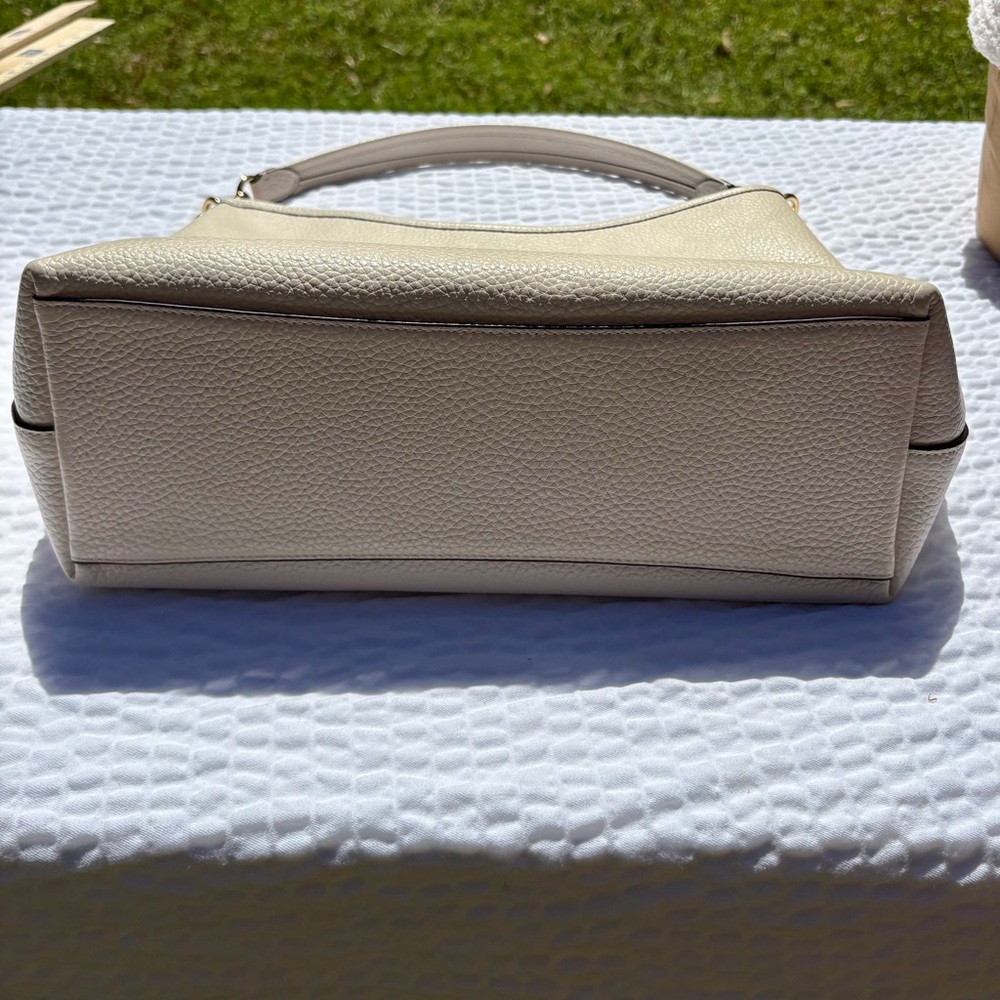 Coach Large Laurel Shoulder Crossbody Bag in “Chalk” CY684 NWT 🤩 STUNNING!🤩 - Picture 8 of 11